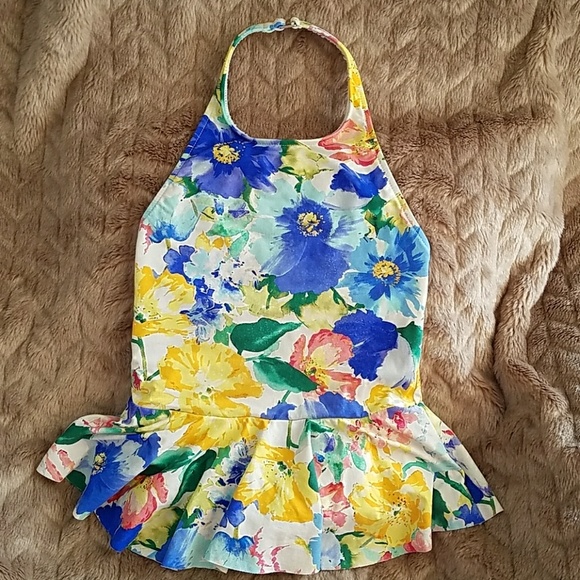 ralph lauren girls swim